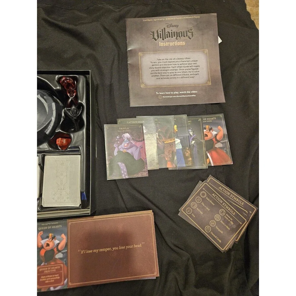 Disney Villainous Game The Worst Takes It All Board Game Complete